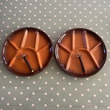 Vintage fondue plates for sale  UK