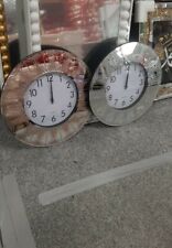 Silver wall clock for sale  MANCHESTER