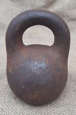 Antigua kettlebell que pesa 5 libras 2.045 kg Imperio ruso siglo 1900 hierro, usado segunda mano  Embacar hacia Argentina