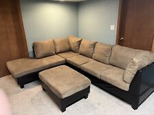 Sectional couch ottoman for sale  Beloit
