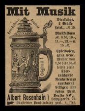 Alte werbung 1888 gebraucht kaufen  Hamburg