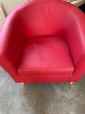Red tub chair for sale  WITNEY