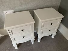 White Bedside tables x2 for sale  AYLESBURY