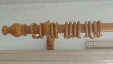Timber curtain pole for sale  LONDON