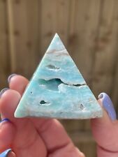 Caribbean calcite pyramid for sale  BASINGSTOKE