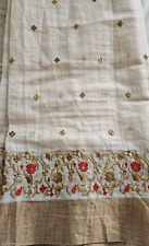 Indian cream silk for sale  BIRMINGHAM