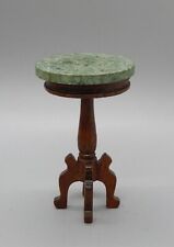 Vintage Antique Victorian Round Marble Top Side Table Dollhouse Miniature 1:12 for sale  Shipping to South Africa