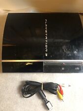 Sony Playstation 3 Ps3 Fat Console Tylko części CECHG01 lub naprawa OME SONY AV Cord na sprzedaż  Wysyłka do Poland