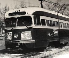 St Louis Public Service Metro #1721 Route 14 Streetcar Trolley Photo KWK-TV, used for sale  Shipping to South Africa