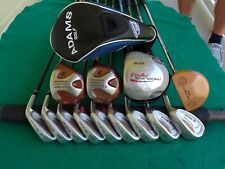 Used, Taylormade Adams Trident Irons Driver Woods Mens Complete Golf Club Set R,H, *** for sale  Shipping to South Africa