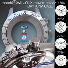 WATCH CASE DAYTONA,TACHYMETER, ETA VALJOUX 7750,7751, 7753,7754  ST-STEEL, 38MM for sale  Shipping to South Africa