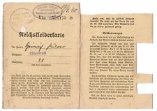13317 reichskleiderkarte 1940 gebraucht kaufen  Mühlhausen/Thüringen
