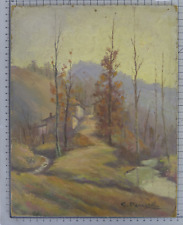 Vecchio quadro paesaggio usato  Torino