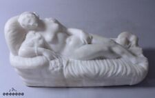 19th Century Italian Carved Marble Venus Reclining After Antonio Canova  for sale  Shipping to Canada