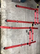 Red racing harnesses for sale  SWANSEA