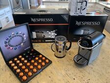 Nespresso Pixie Espresso Machine in Titan with Aeroccino Plus and Pod Display for sale  San Diego