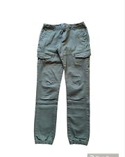 Pantaloni cargo verde usato  Carrara