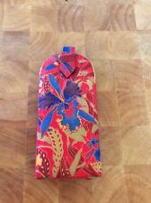 Red floral fabric for sale  CONSETT