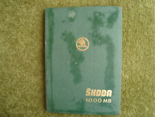 Skoda 1000 service for sale  UK