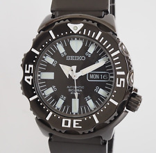 Vídeo automático Seiko Night Monster SZEN002/7S26-03G0 mergulhador preto 42 mm comprar usado  Enviando para Brazil