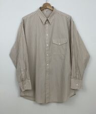 Usado, Camisa social listrada bege Giorgio Armani Le Collezioni 16,5 (L) comprar usado  Enviando para Brazil