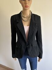 Blazer noir rayures d'occasion  Void-Vacon