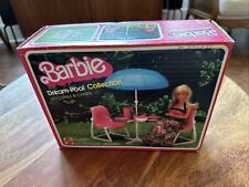 Mesa y sillas de patio Barbie Dream Pool 1978 Mattel 1479 segunda mano  Embacar hacia Argentina