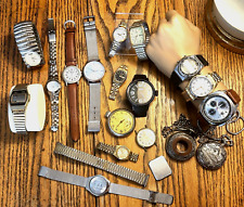 Lote de relógios de pulso masculinos vintage até hoje Seiko Citizens Guess, usado comprar usado  Enviando para Brazil