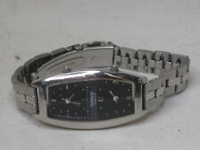 relógio de pulso analógico vintage CASIO LTP-2068 feminino duplo tempo comprar usado  Enviando para Brazil