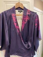 Purple silk kimono for sale  YORK