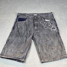 Shorts jeans vintage russo masculino 40 bordado folgado lavagem escura Y2k skatista grunge comprar usado  Enviando para Brazil
