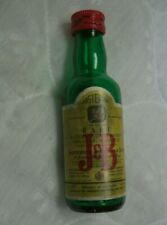 Mini botella/estampilla fiscal de vidrio verde whisky escocés de décima pinta de J&B década de 1950 segunda mano  Embacar hacia Argentina