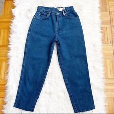 SASSON Woman’s Jeans Vintage denim size 28 x24  Pleated front high waist raw hem, used for sale  Shipping to South Africa