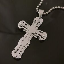 Collana rosario acciaio usato  Vercelli