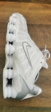 Nike Shox TL UK Size 9 White Metallic Silver Mens for sale  Shipping to South Africa