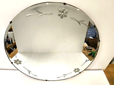 Frameless mirror vintage for sale  Shipping to Ireland