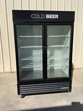 True GDM-49 2 door glass commercial refrigerator beverage merchandiser 9/2020 for sale  Rockwall