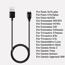 USB Charger Cable For Garmin Fenix 5 5S 5X 6 6S 6X Forerunner 935 Vivoactive 3 4 myynnissä  Leverans till Finland