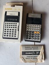 Vintage Casio Fx-39 Calculator with Box & Manual  for sale  Shipping to South Africa