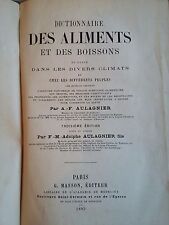 Dictionnaire aliments boissons d'occasion  Alzonne