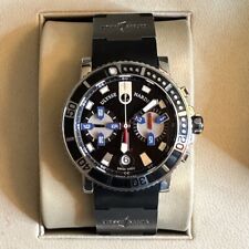 Ulysse Nardin Marine Diver cronógrafo 8003-102 relógio masculino, varejo $11.900,00!! comprar usado  Enviando para Brazil