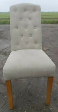 Cadeira de tecido cinza, pernas envernizadas de madeira, assento acolchoado 100cm de altura comprar usado  Enviando para Brazil