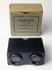 ANTIQUE POSITIFS STEREOSCOPE VIEWER PROJECTOR w/ ORIGINAL BOX - FRANCE - EUC for sale  Shipping to South Africa