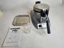 Máquina de waffle profissional belga Waring Pro WMK300 aço inoxidável com acessórios comprar usado  Enviando para Brazil