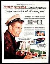 Gleem toothpaste vintage for sale  Constantine