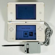 Consola portátil Nintendo DSi XL LL *Leer descripción* (blanca) con extras - EE. UU., usado segunda mano  Embacar hacia Argentina