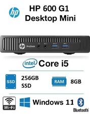 Mini computadora HP ProDesk 600 G1 Intel core i5-4570 8 GB 256 GB WiFi y BT Win 11 segunda mano  Embacar hacia Argentina