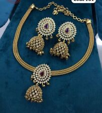 Indian necklace earrings for sale  WIGAN