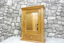 Antique French Wall Cabinet Cupboard Medicine Cabinet Bathroom Cabinet Pine Wood for sale  Shipping to South Africa