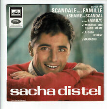 Sacha Distel Disco 45 RPM EP 7" Scandale Dans La Familia -mamadou Voz Maitre 839 comprar usado  Enviando para Brazil